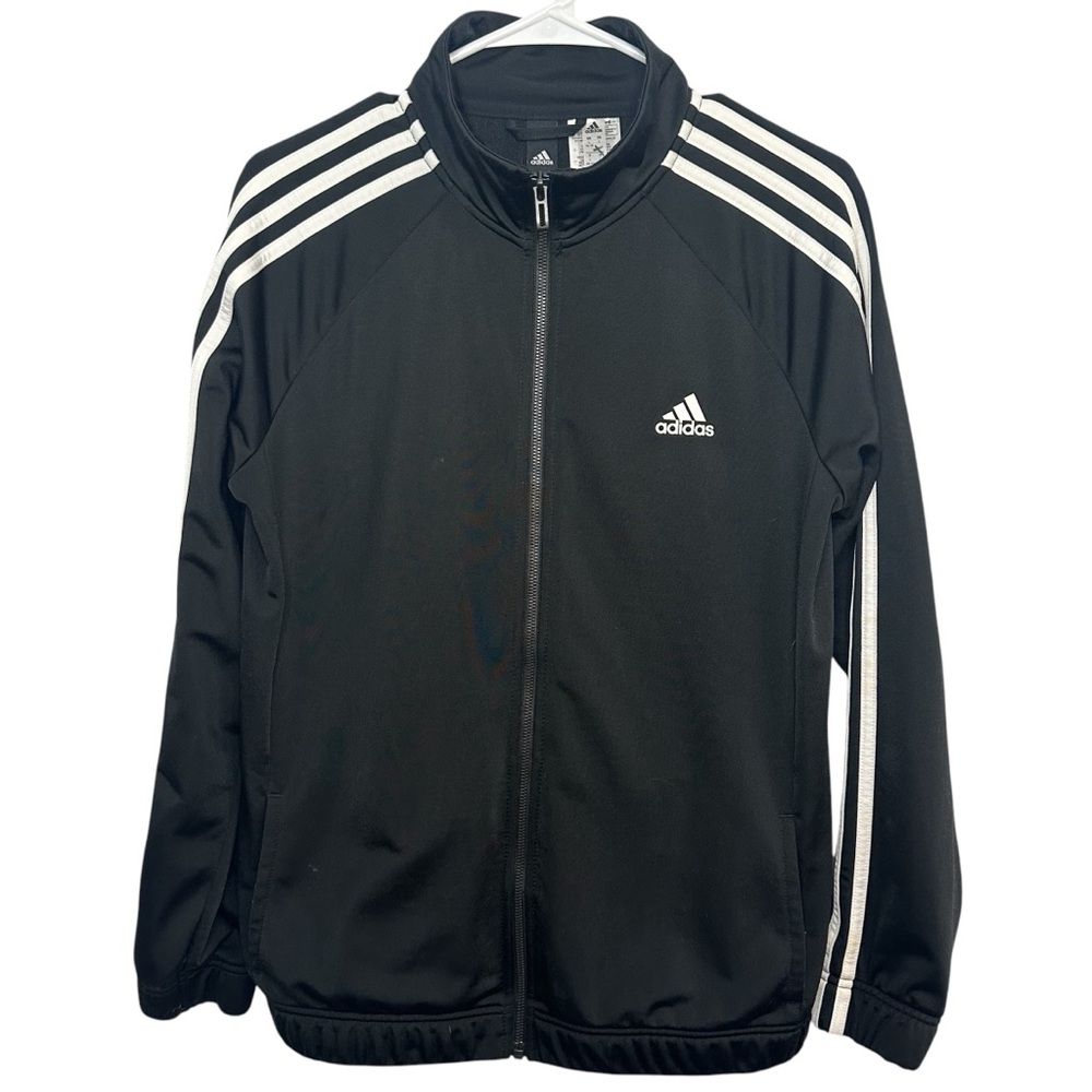 Adidas Classic LARGE Black Track Jacket